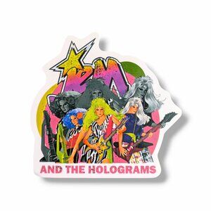 Jem and the Holograms Vinyl Sticker (KK31): The Misfits, 2.25 in.